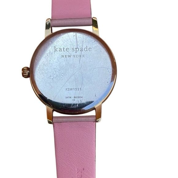 KATE SPADE NEW YORK PARROT METRO BLUSH NUDE WOMEN’S WATCH 34 MM - Picture 3 of 6